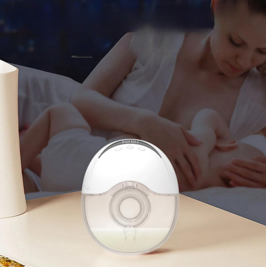 Smart Hands-Free Milk Collector for Moms – Portable & Rechargeable