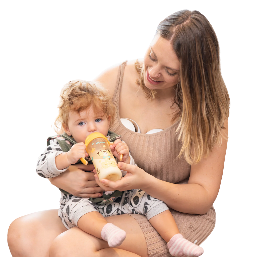 Smart Hands-Free Milk Collector for Moms – Portable & Rechargeable